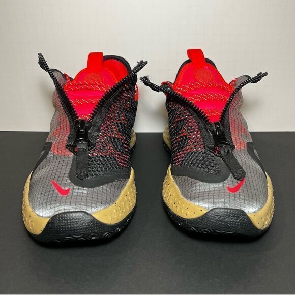 Mens NIKE PG 4 PCG Multicolor Zipper & Lace Sneakers / Size 8.5 - Picture 4 of 11